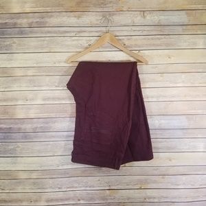 Style&Co Denim Slim Leg Jeans Size 22W Burgandy